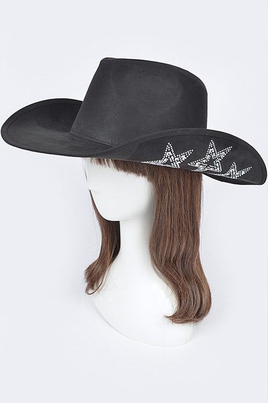 Cowboy Hat Sueded Studded For Everyday Outdoor Wear